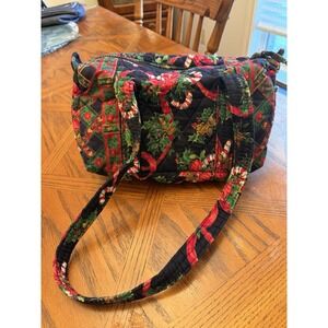 Vera Bradley Indiana Limited Edition Quilted Christmas Small Duffle Bag